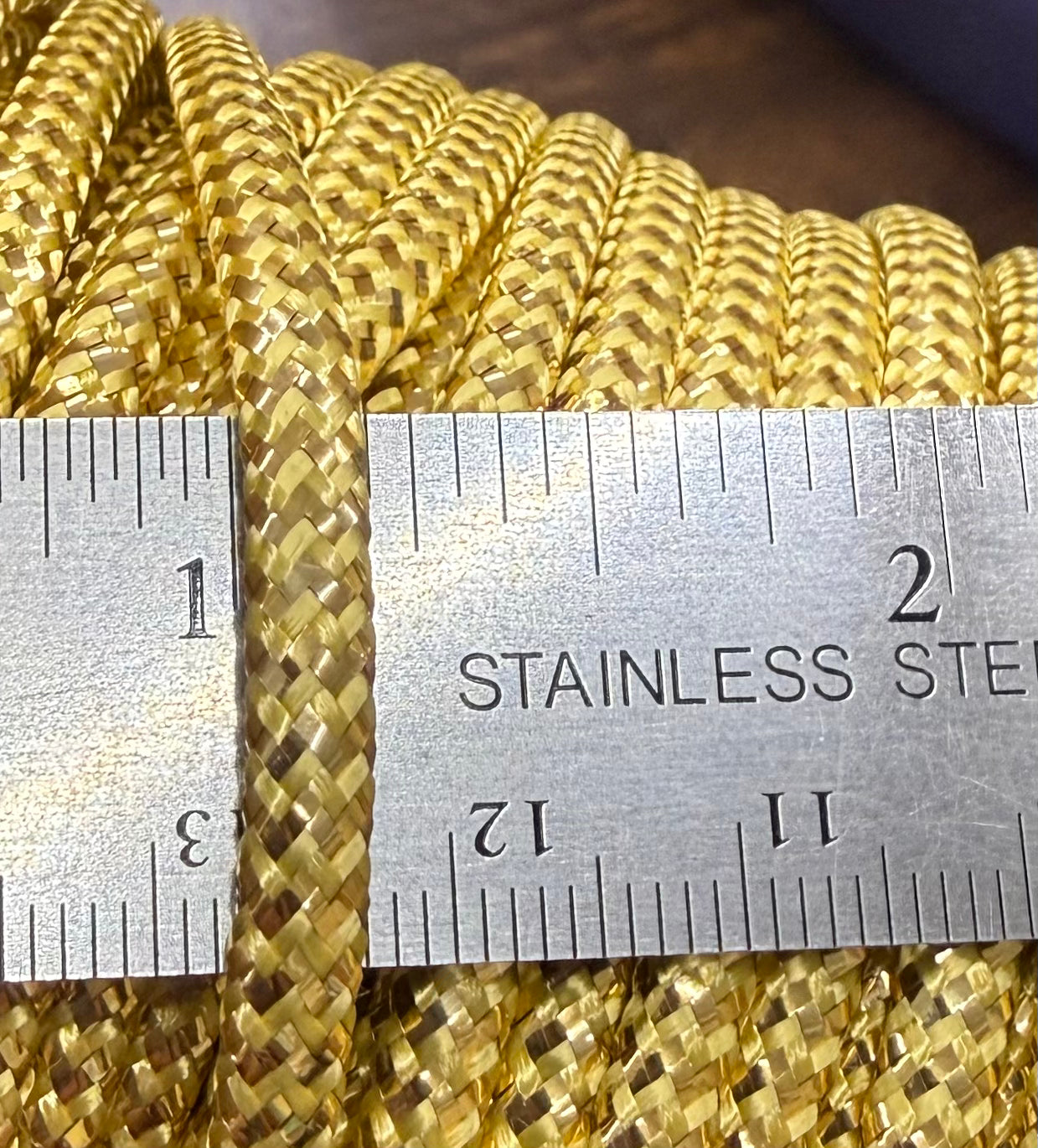 Closeout Metallic Gold Braided Cord