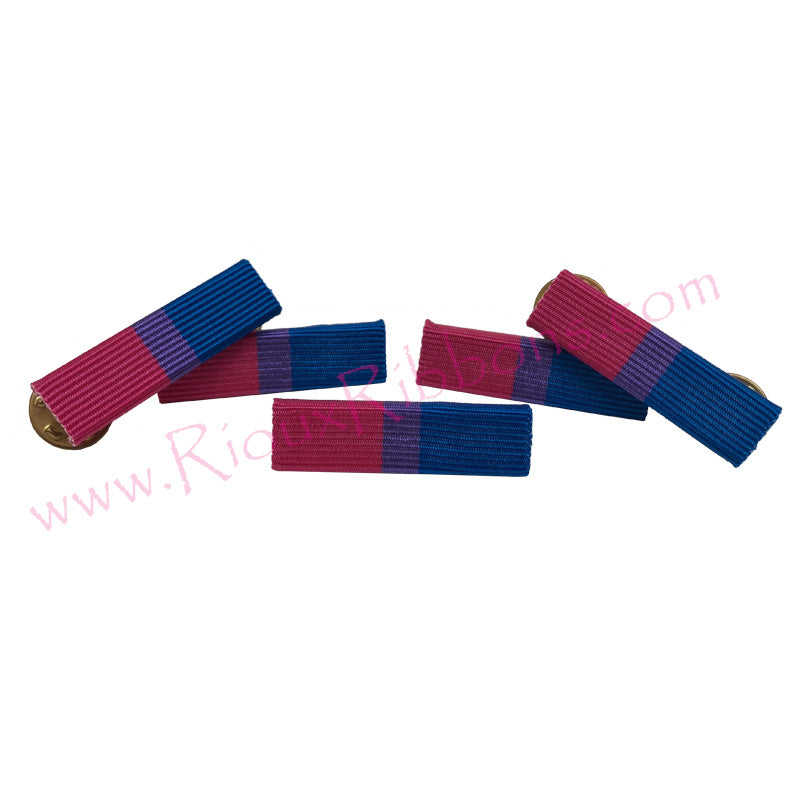 Bisexual Pride Ribbon Front Pins