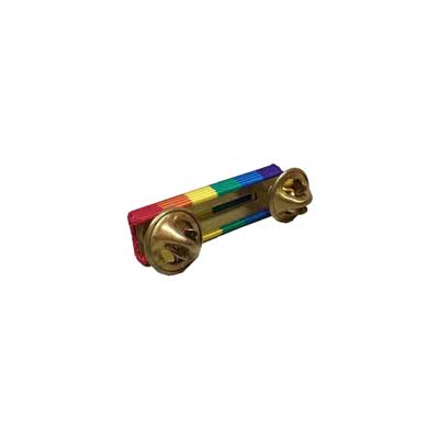 Rainbow Pride Ribbon Front Pins