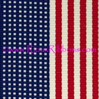 "American Flag" 1-3/8" Grosgrain Ribbon