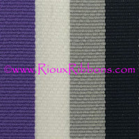 "Asexual Pride" 1-3/8" Grosgrain Ribbon