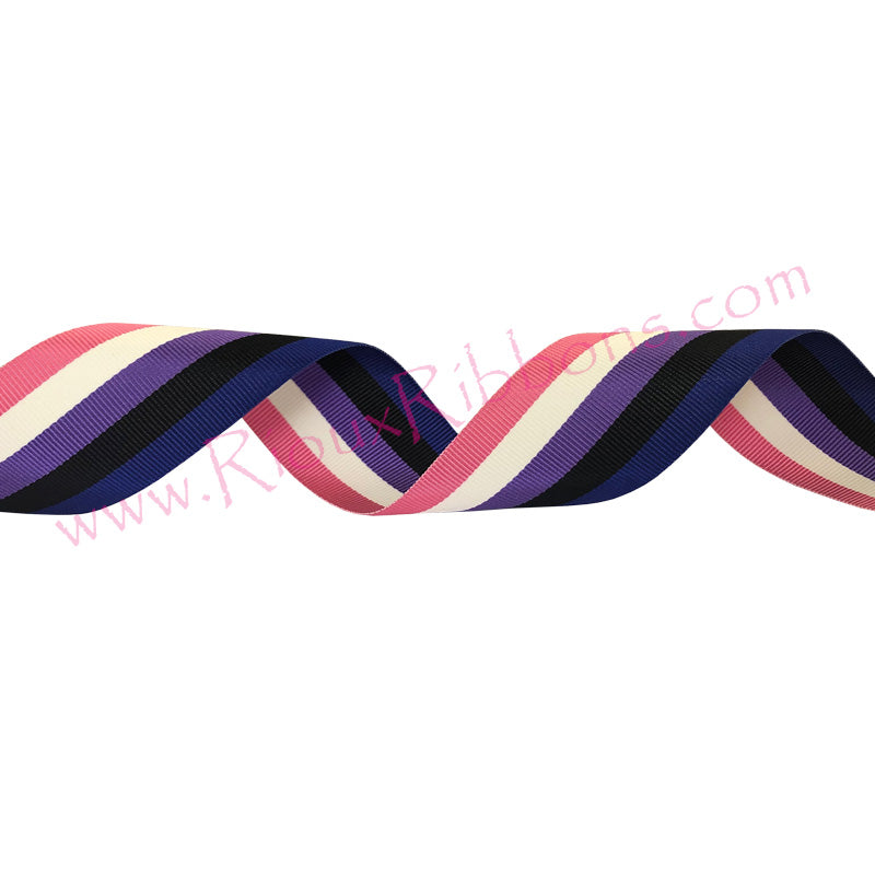 "Gender Fluid Pride" 1-3/8" Grosgrain Ribbon