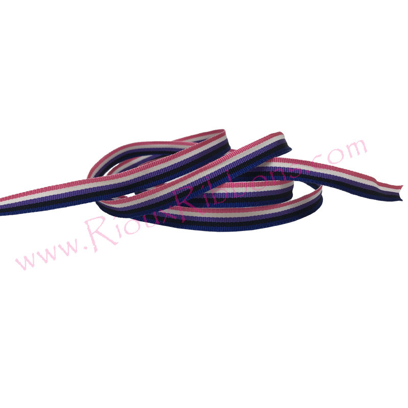 "Gender Fluid Pride" 3/8" Grosgrain Ribbon