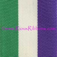 "Genderqueer Pride" 1-3/8" Grosgrain Ribbon