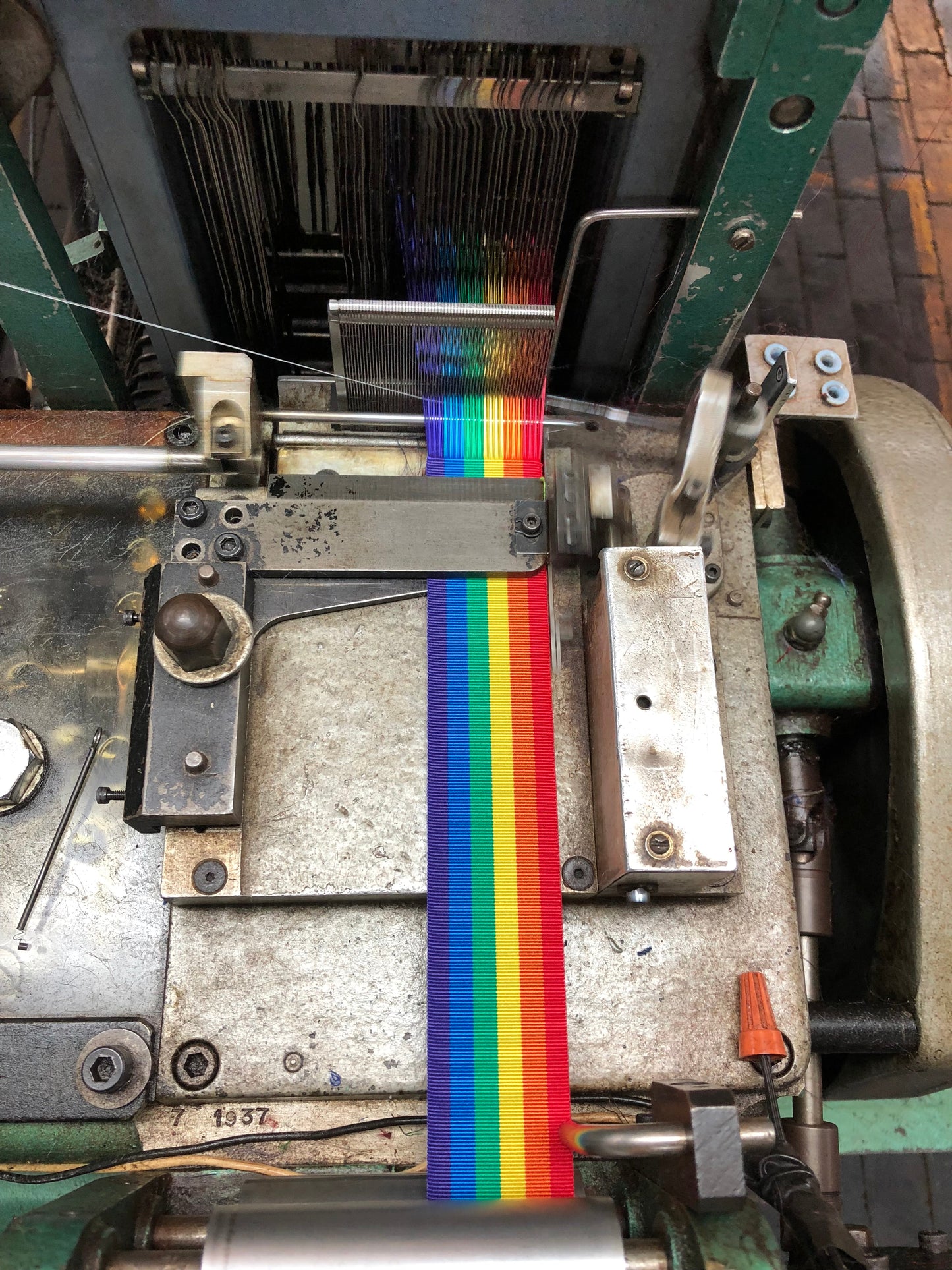 "Rainbow Pride" 5/8" Grosgrain Ribbon