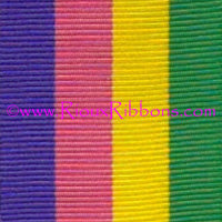 "Sapphic/Inclusive Pride" 1" Grosgrain Ribbon