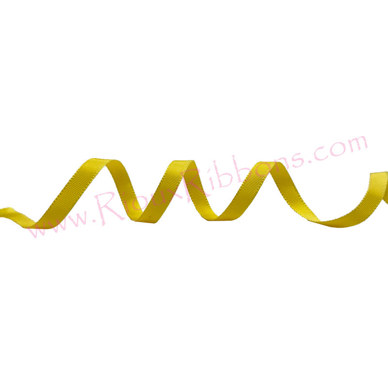 "Hello Sunshine" 3/8" Solid Grosgrain Ribbon