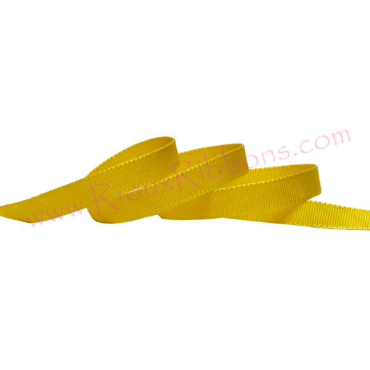 "Hello Sunshine" 3/8" Solid Grosgrain Ribbon