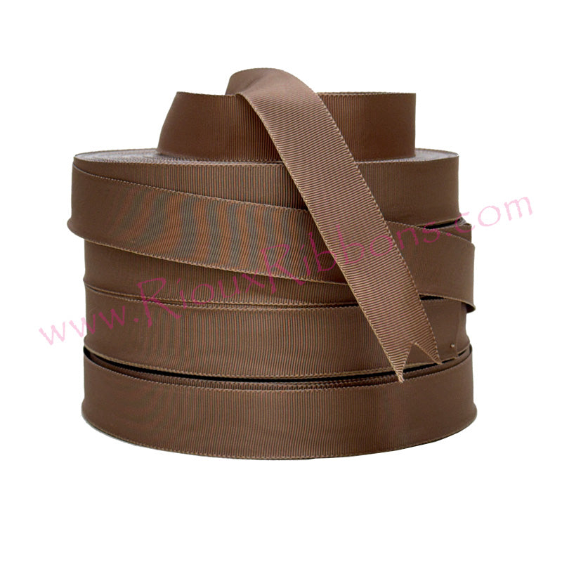 "Hot Cocoa" 1" Solid Grosgrain Ribbon