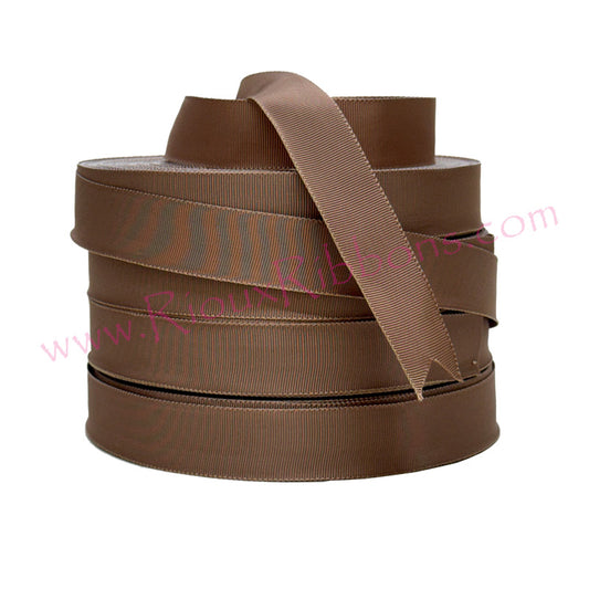 "Hot Cocoa" 1" Solid Grosgrain Ribbon