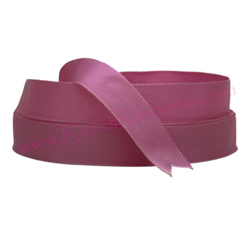 "So Rosy" 1" Solid Grosgrain Ribbon