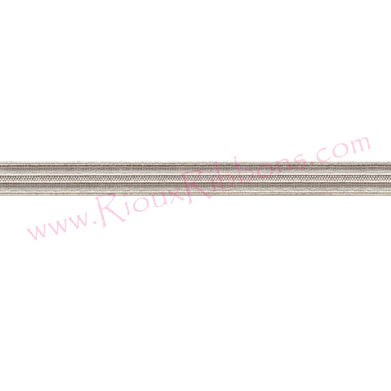 Silver metallic woven trim for military uniforms, marching band uniforms, costumes and ceremonial apparel