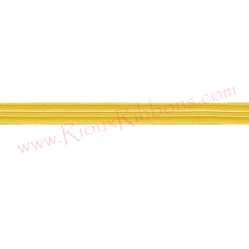 Gold metallic woven trim for military uniforms, marching band uniforms, costumes and ceremonial apparel
