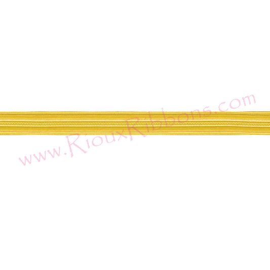 Gold metallic woven trim for military uniforms, marching band uniforms, costumes and ceremonial apparel
