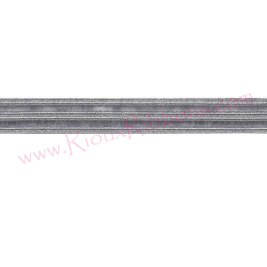 Silver metallic woven trim for military uniforms, marching band uniforms, costumes and ceremonial apparel