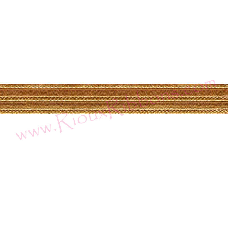 Metallic Braid - 3/4" Dark Gold
