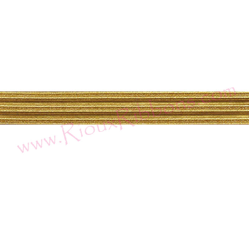 Metallic Braid - 3/4" Regular Gold