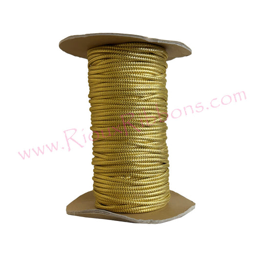 Closeout Metallic Gold Braided Cord