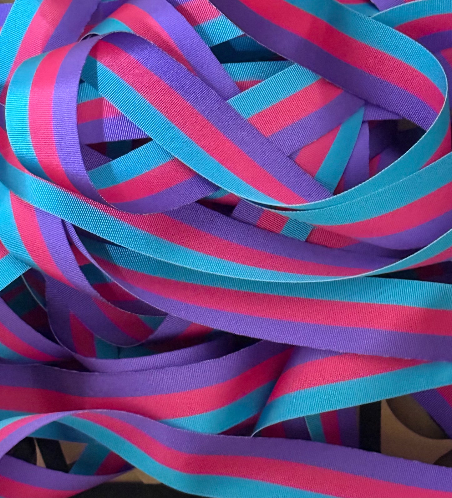 "Thyroid Cancer Awareness" 1-3/8" Grosgrain Ribbon