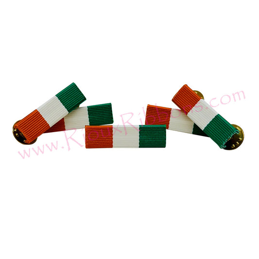 Irish Flag Ribbon Front Pins