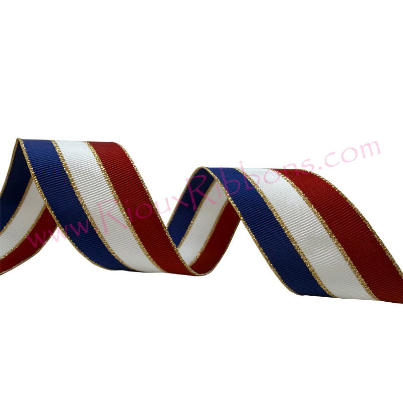 "America250" 1-3/8" Grosgrain Ribbon