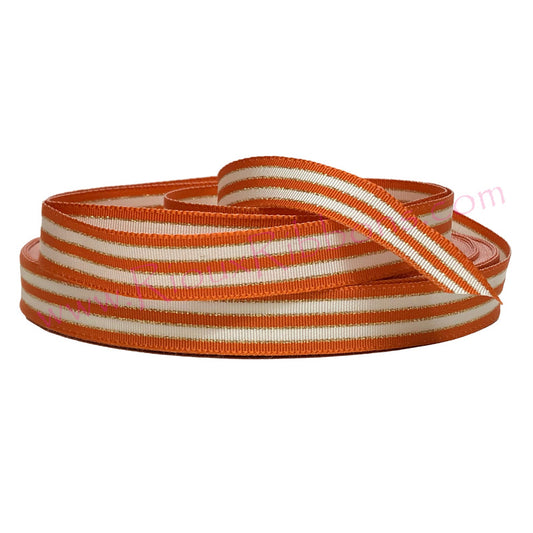 "Par-tay (Sugared Pumpkin)" 11/16" Grosgrain Ribbon