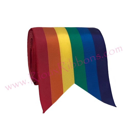 "Rainbow Pride" 4 1/2" Grosgrain Ribbon