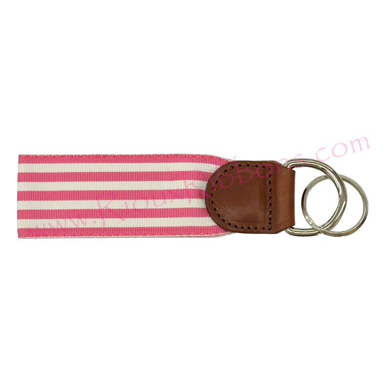 "Taylor" (Bubble Gum Pink) E'toile Ribbon Key Fob