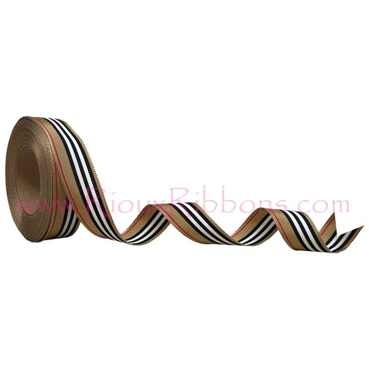 "Uptown Girl (Tan)" 1" Grosgrain Ribbon